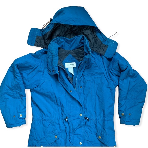 VTG L.L. Bean Women’s Long Parka - Teal (Size M) - Picture 3 of 10